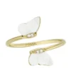 Sutton Radiant Wings White Mother-of-Pearl Butterfly Ring