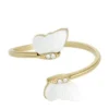 Sutton Radiant Wings White Mother-of-Pearl Butterfly Ring