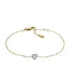 Sutton Tokens Of Affection Two-Tone Stainless Steel Chain Bracelet