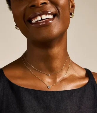 Sutton Tokens Of Affection Two-Tone Stainless Steel Chain Necklace