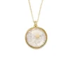 Sutton Yours Truly Gold-Tone Stainless Steel Pendant Necklace