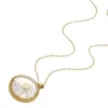 Sutton Yours Truly Gold-Tone Stainless Steel Pendant Necklace