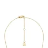 Sutton Yours Truly Gold-Tone Stainless Steel Pendant Necklace