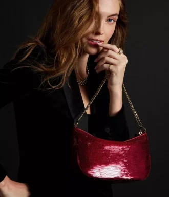 The Wizard of Oz x Fossil Special-Edition Red Sequin Jolie Bag