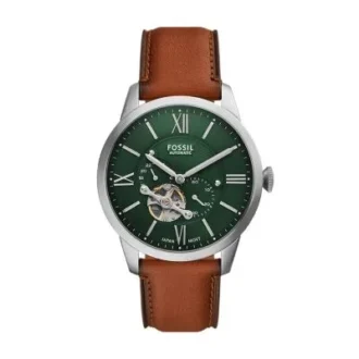 Townsman Automatic Brown Leather Watch