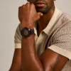 Townsman Automatic Dark Brown Leather Watch