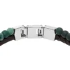 Townsman Beads Brown Leather Multi-Strand Bracelet