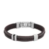 Townsman Leather Essentials Brown Leather Strap Bracelet
