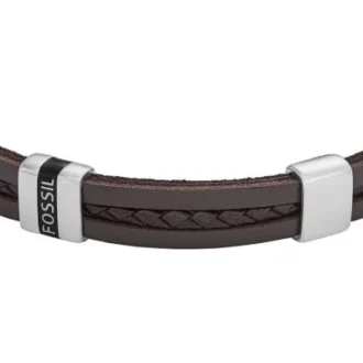 Townsman Leather Essentials Brown Leather Strap Bracelet