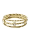 Val Vintage Heritage Gold-Tone Stainless Steel Prestack Ring