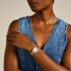 Virginia Rose-Tone Stainless Steel Watch