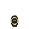 Watch Ring Two-Hand Gold-Tone Stainless Steel