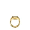 Watch Ring Two-Hand Gold-Tone Stainless Steel