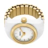 Watch Ring Two-Hand Gold-Tone Stainless Steel